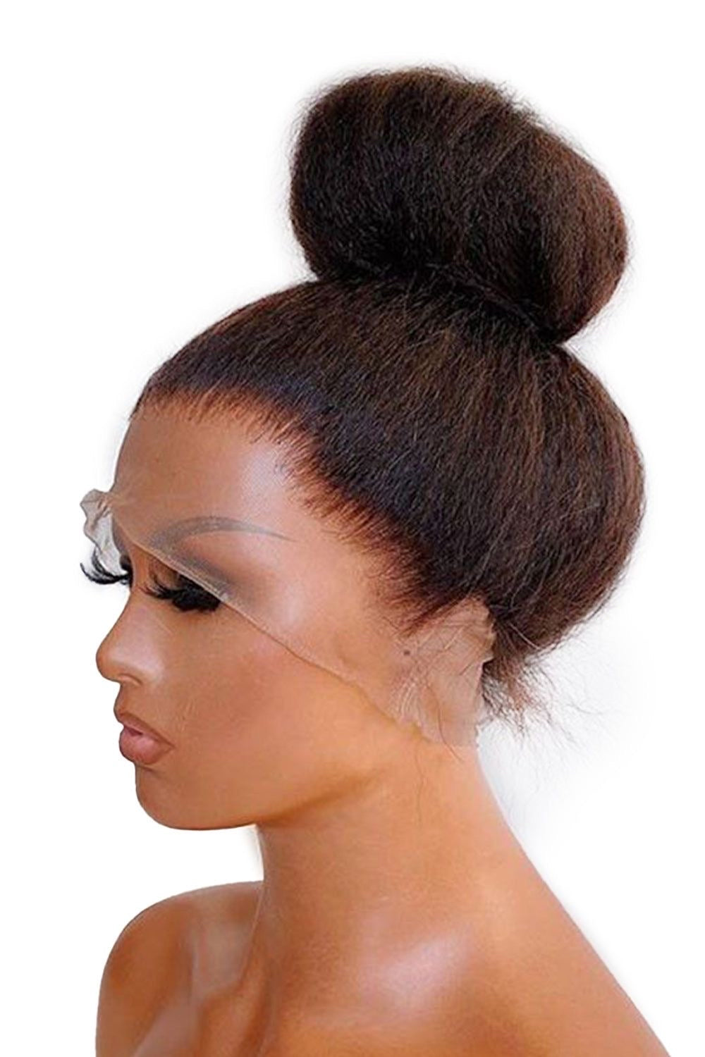 Kinky Straight Lace Front Crown (Luxury Line)